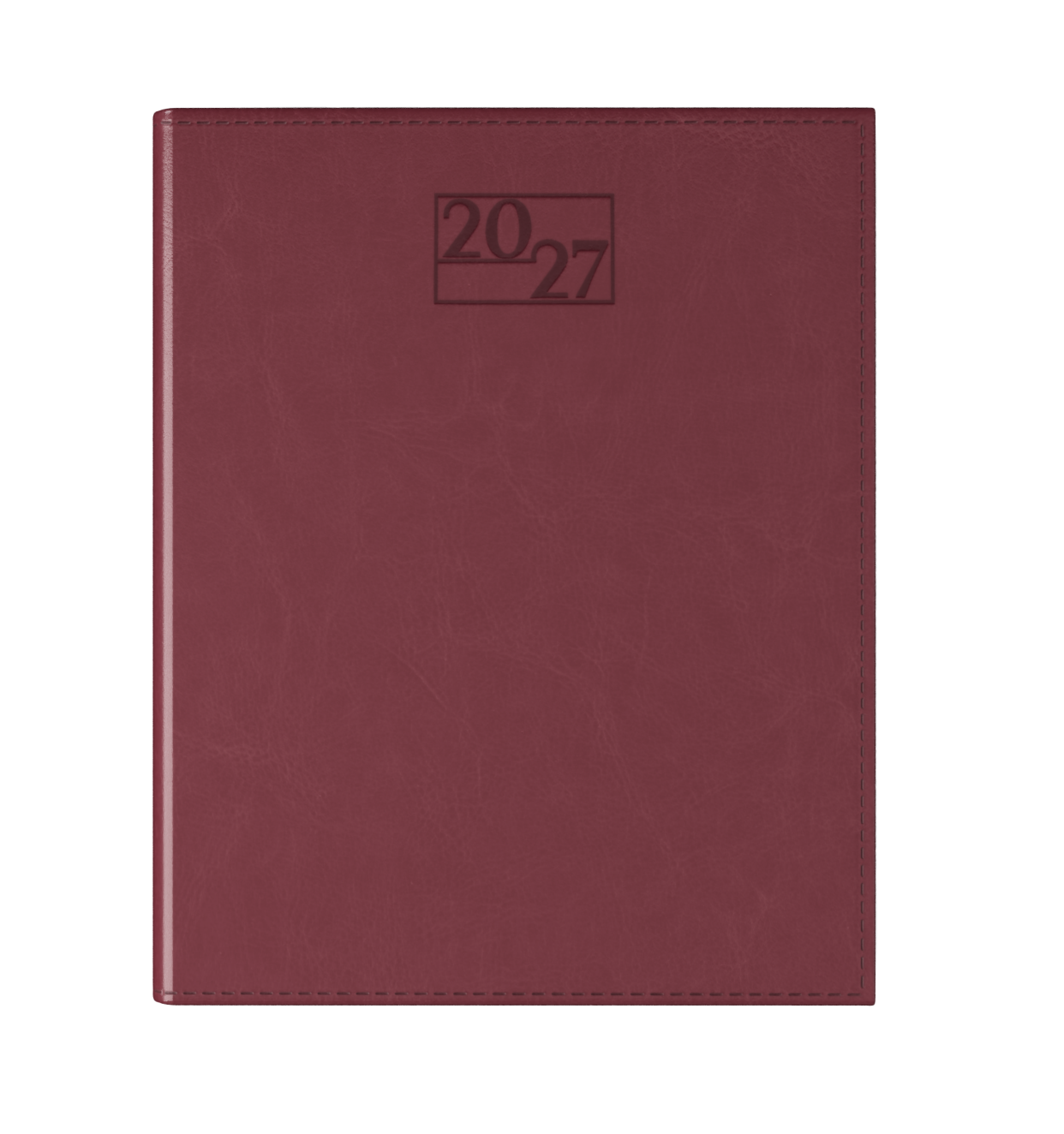 harrogate-saharahide-faux-leather-quarto-diary-week-to-view-burgundy