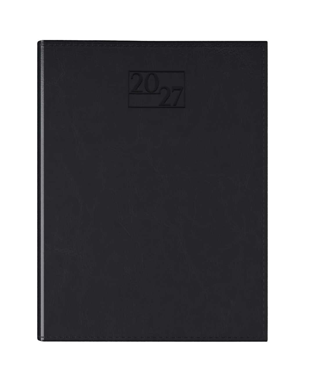 harrogate-saharahide-faux-leather-a5-diary-day-per-page-black